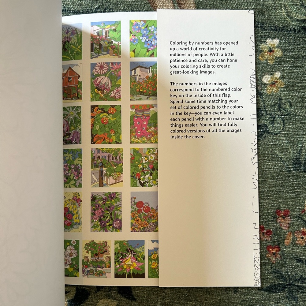 NEW Flowers Color by Numbers (Sirius Color by Numbers Collection, 12) - Picture 8 of 9